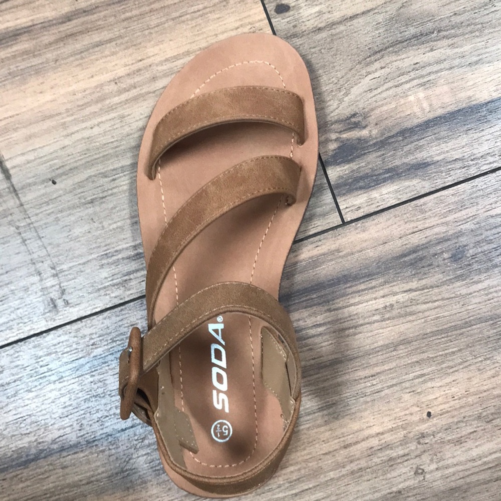 Tan sandals